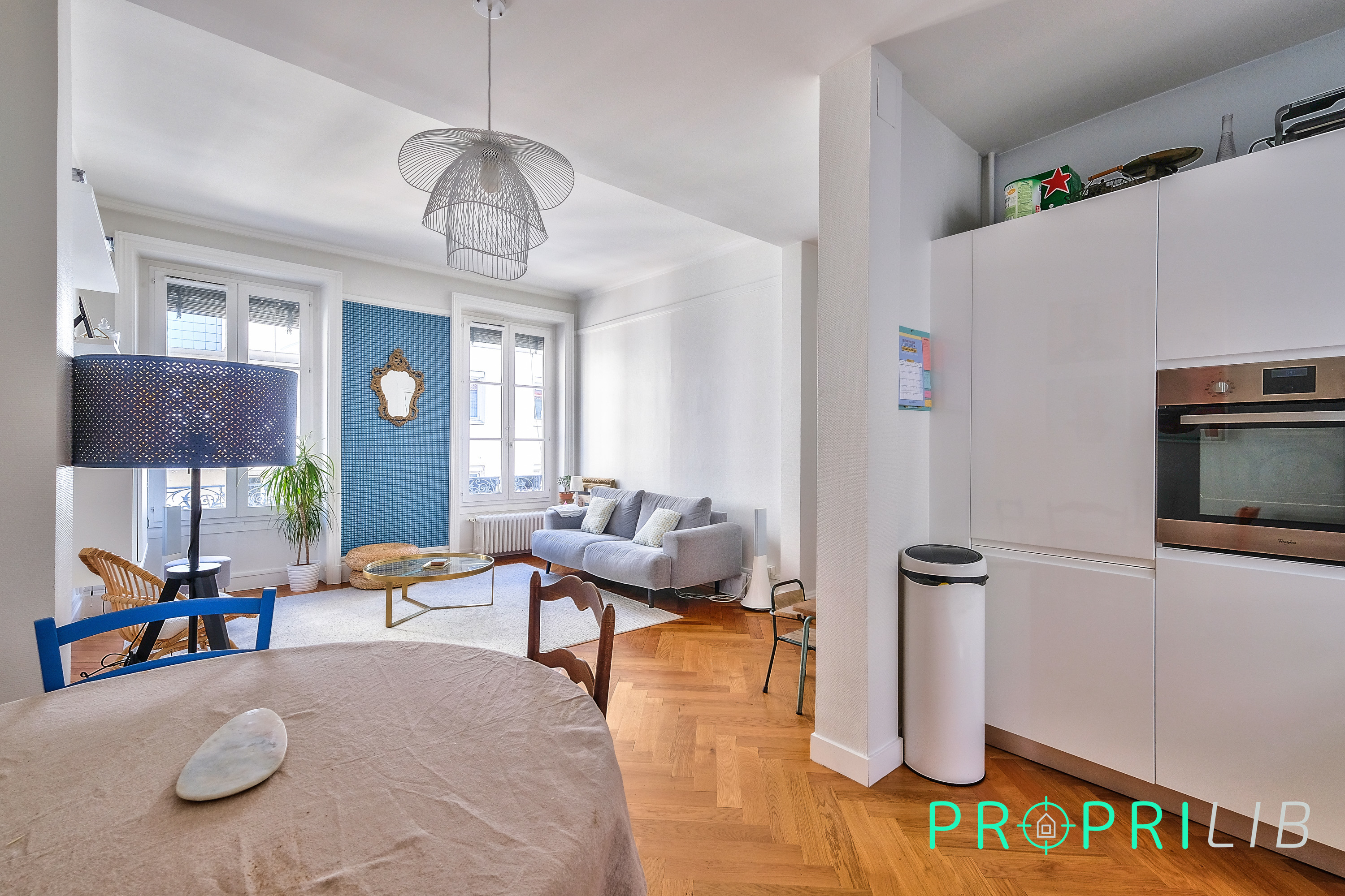 PropriLib l’agence immobilière en ligne vend cet appartement à Lyon 3ème