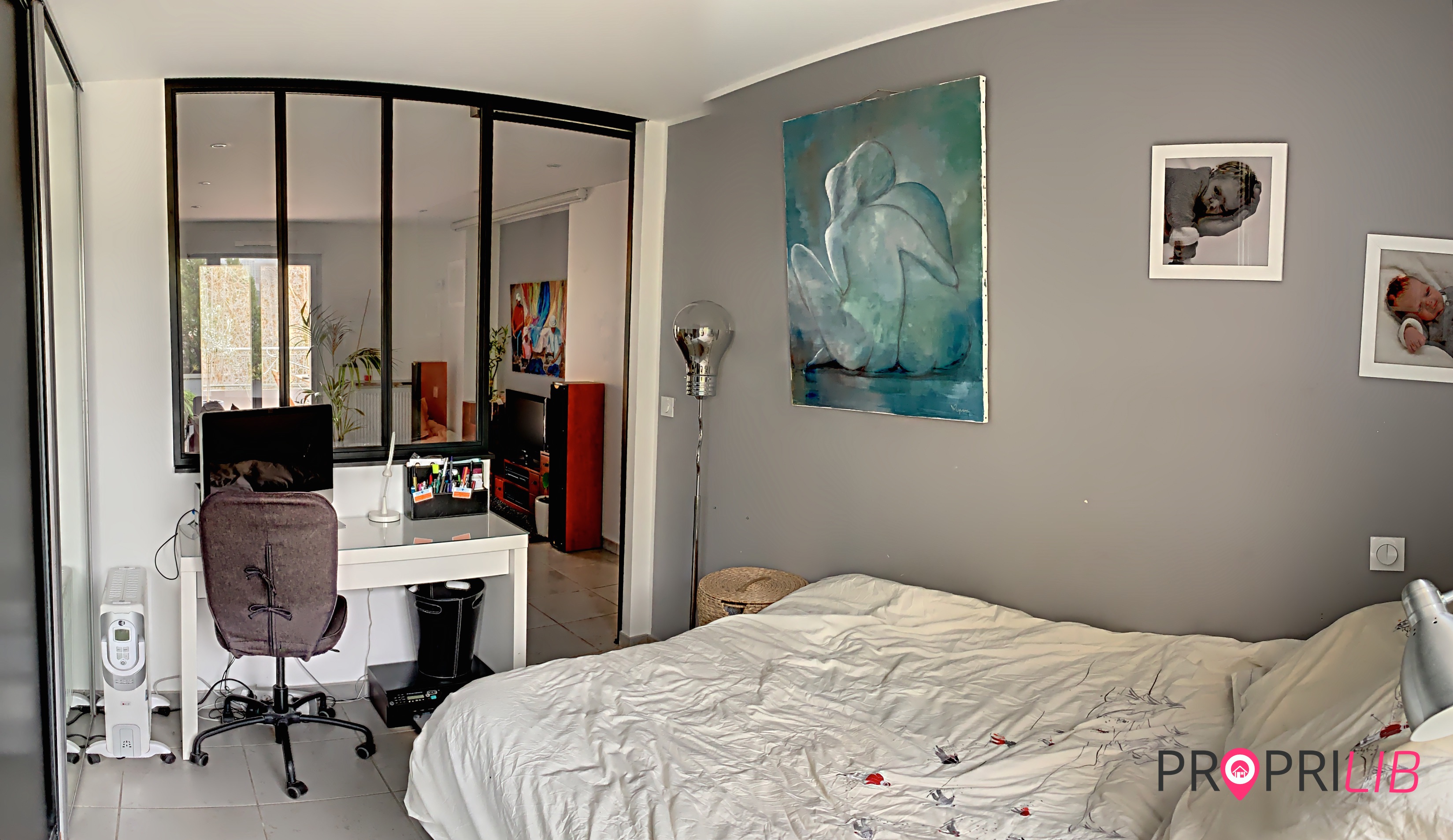 PropriLib l’agence immobilière en ligne au forfait vend cet appartement à Lyon 4ème