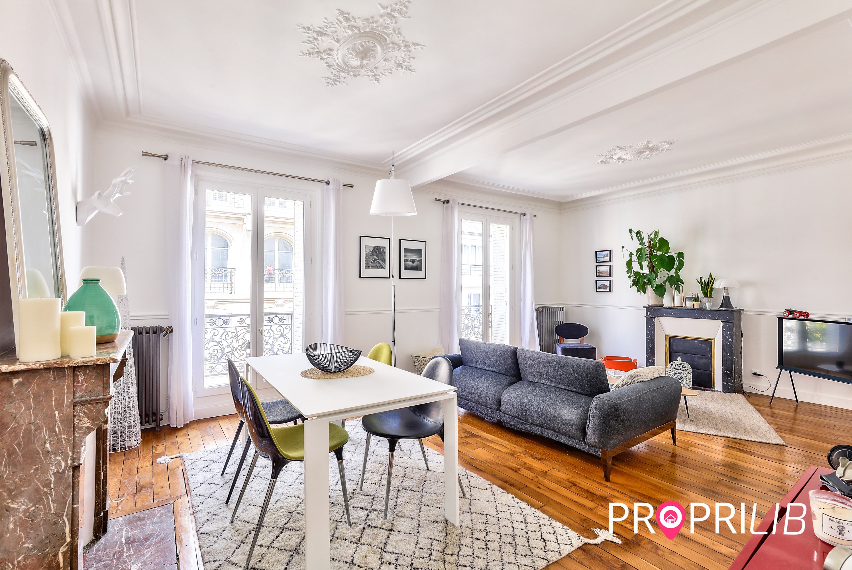 PropriLib l’agence immobilière en ligne à commission fixe vend cet appartement dans Paris 18ème