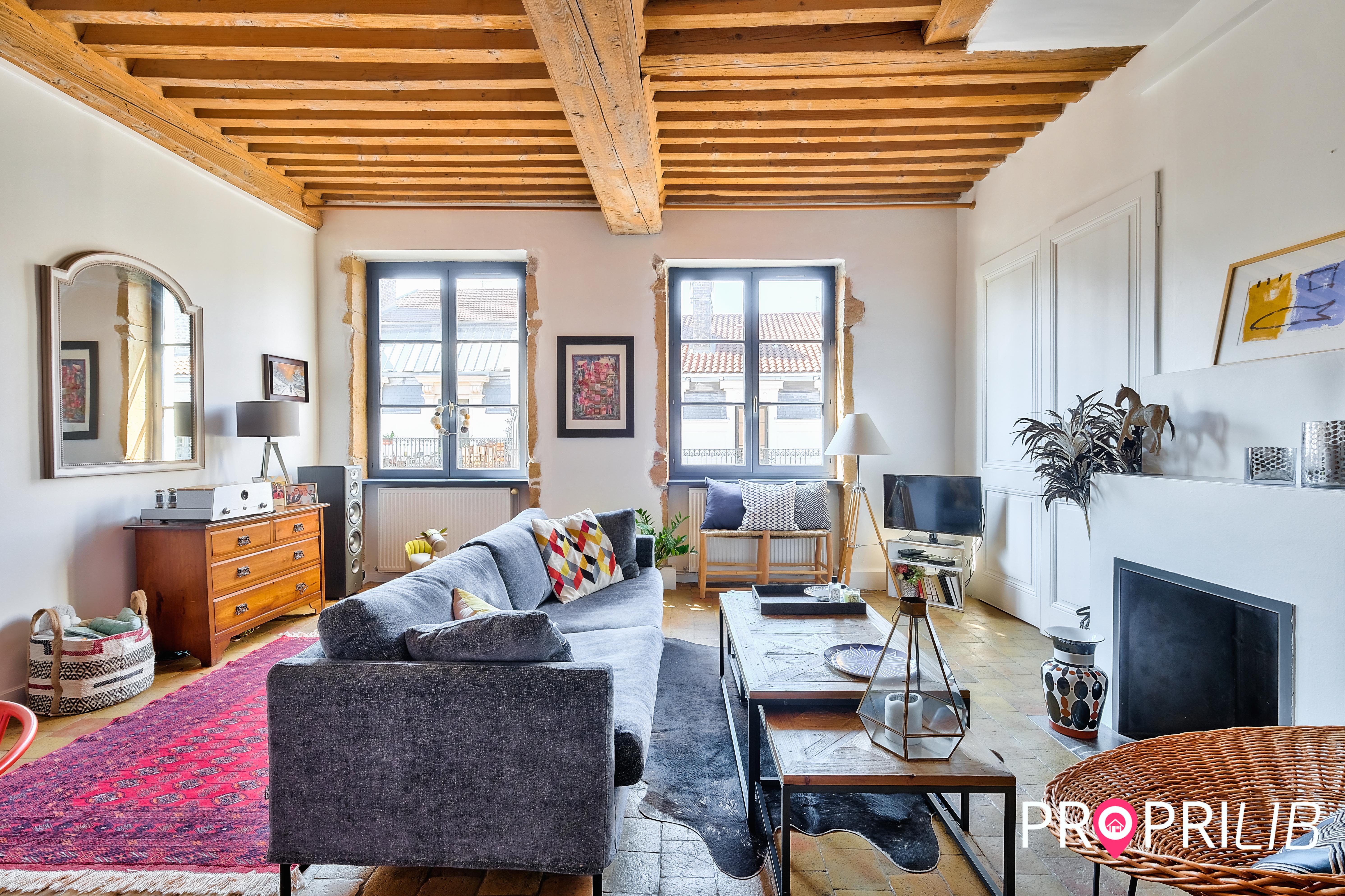 PropriLib l’agence immobilière en ligne à prix fixe vend cet appartement dans Lyon 1er
