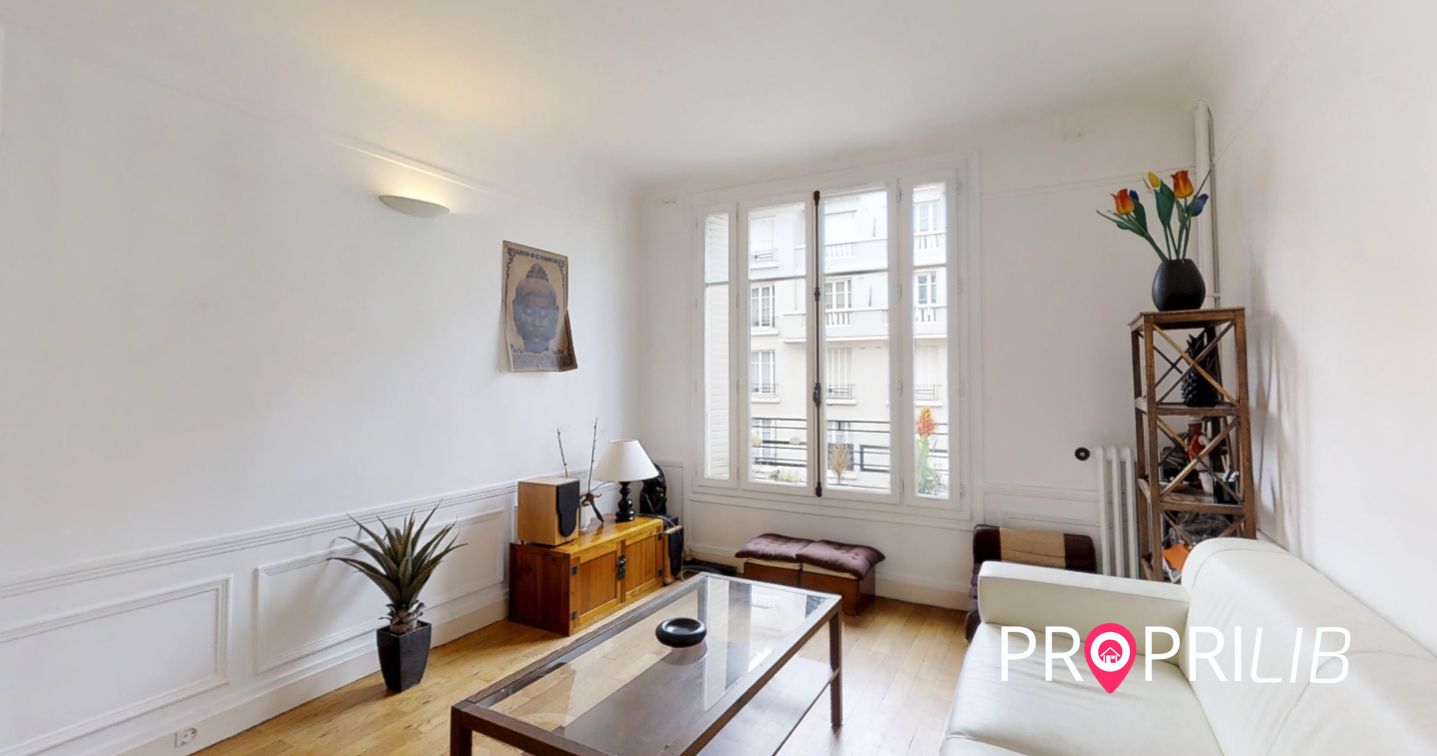 PropriLib l’agence immobilière en ligne à prix fixe vend cet appartement à Paris 16ème