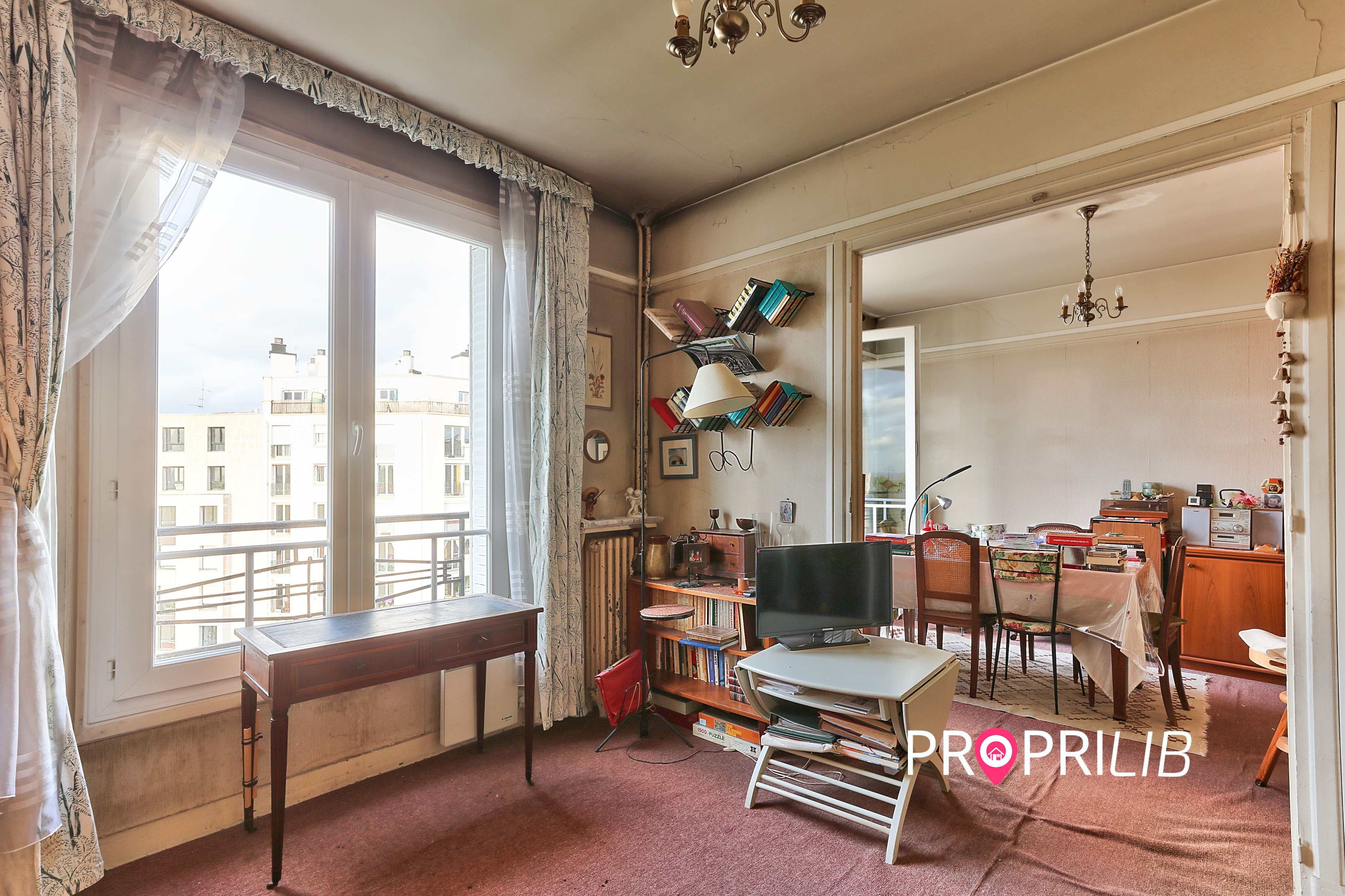 PropriLib l’agence immobilière en ligne à prix fixe vend cet appartement à Paris 19 ème