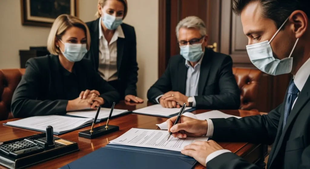 Signer l’acte authentique pendant le confinement