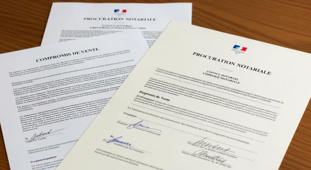 Compromis de vente et procuration