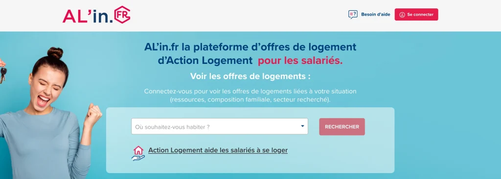 Aperçu du site ALin