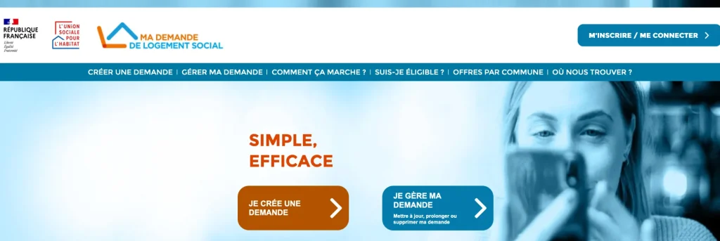 Demande de logement social sur le site du gouvernement