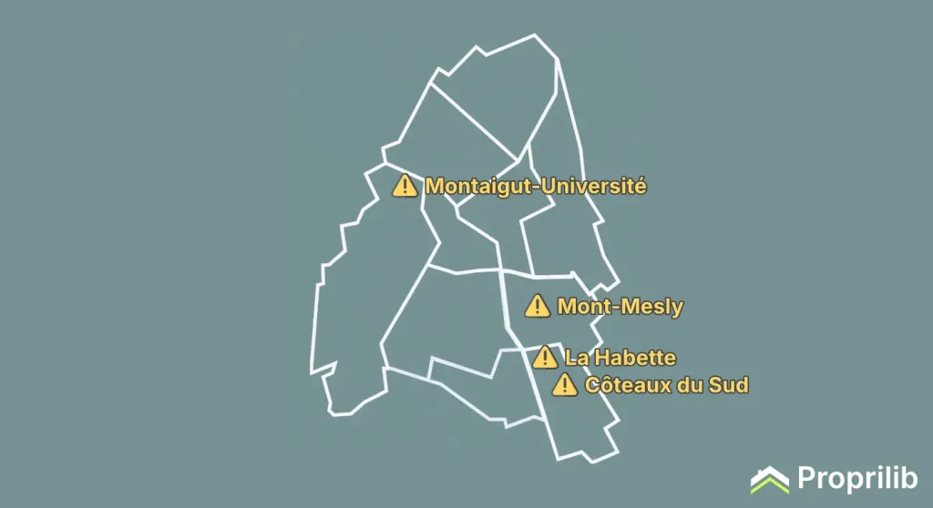 Carte quartier a eviter Creteil