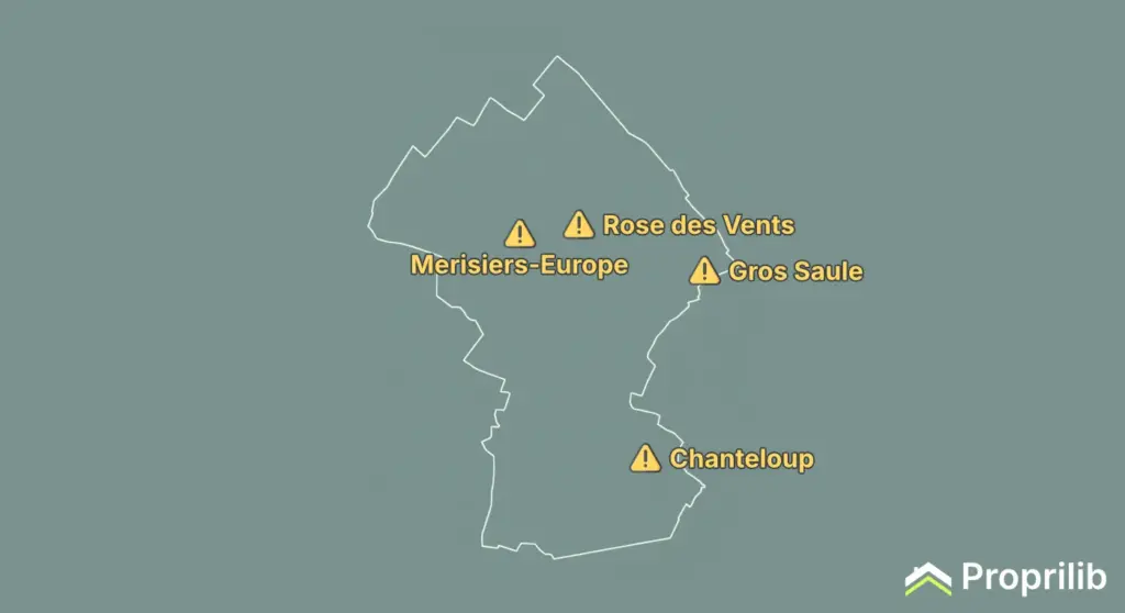 Quartiers sensibles à Aulnay-sous-Bois