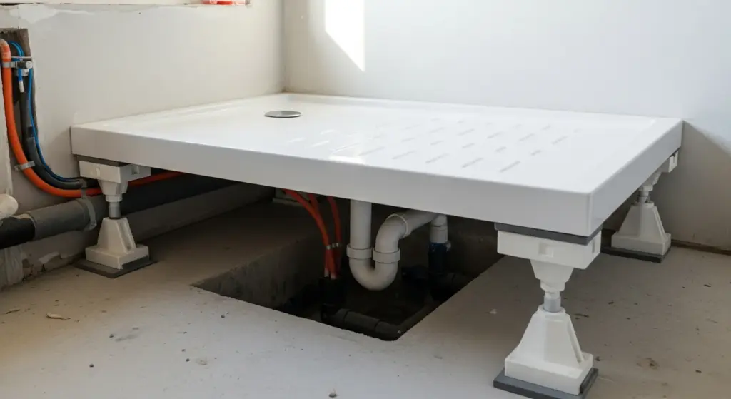 Rehausser un receveur de douche