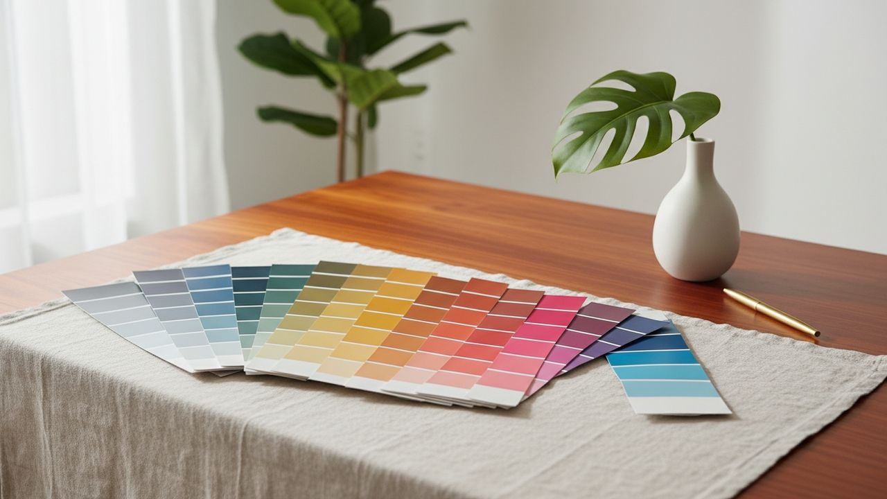 Choix de la couleur (nuancier)