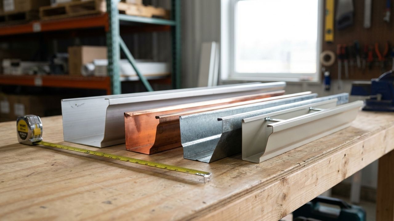 Les différentes dimensions de gouttières