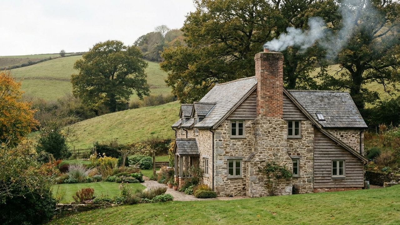 Cheminée ancienne en bon état et bien ramonée