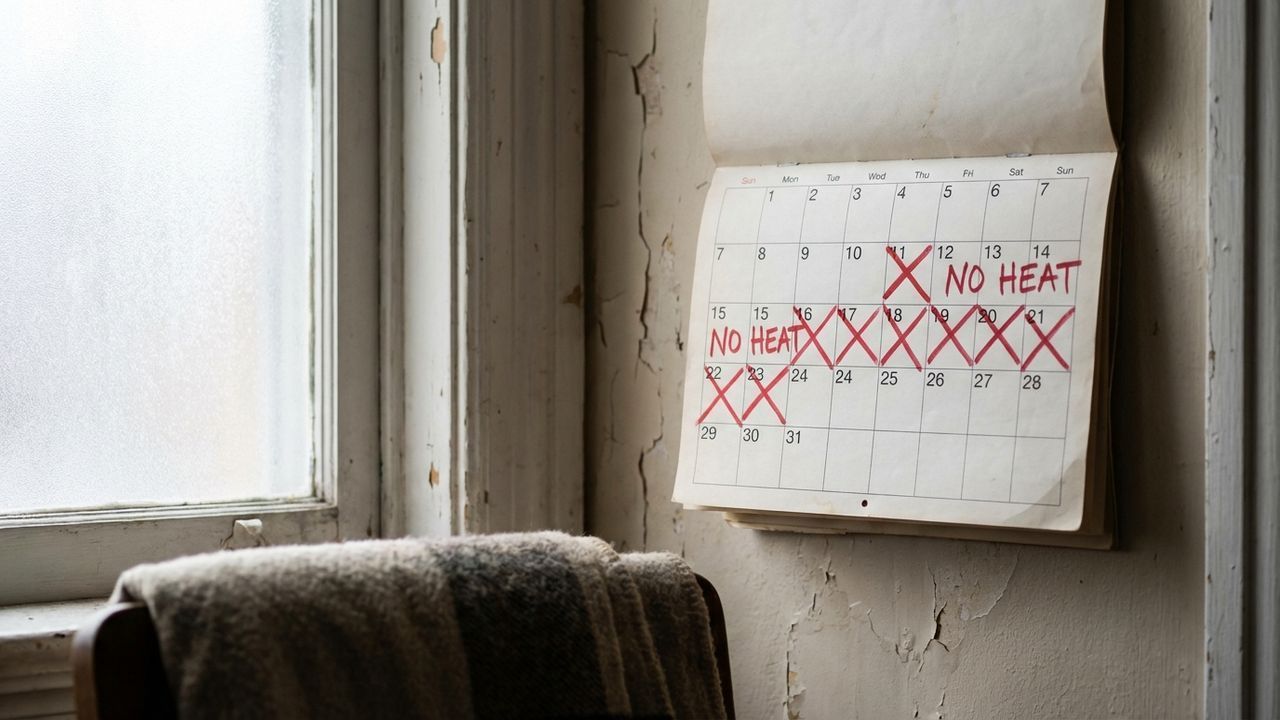 Calendrier des jours passés sans chauffage