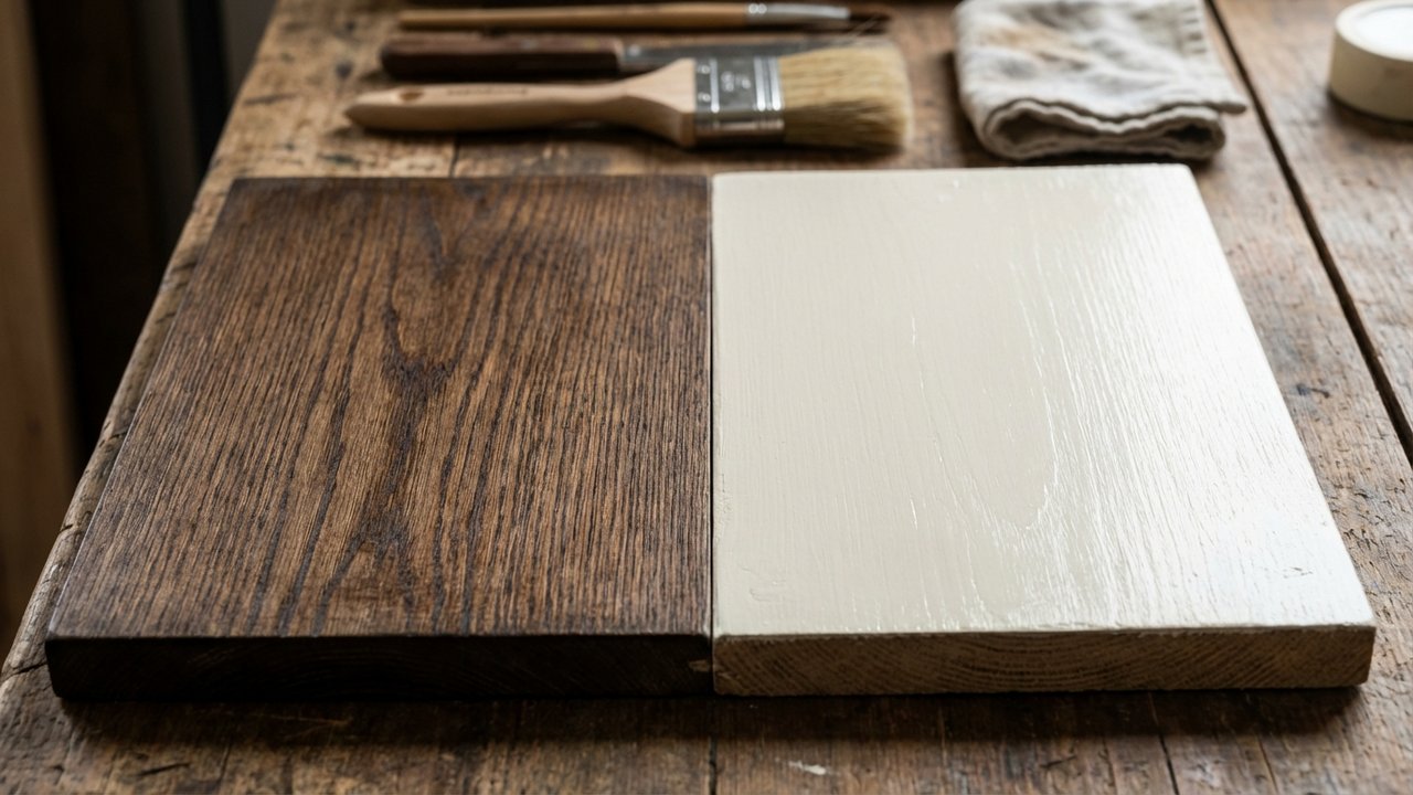 Différence entre lasure et peinture : pénétration du bois vs couche opaque