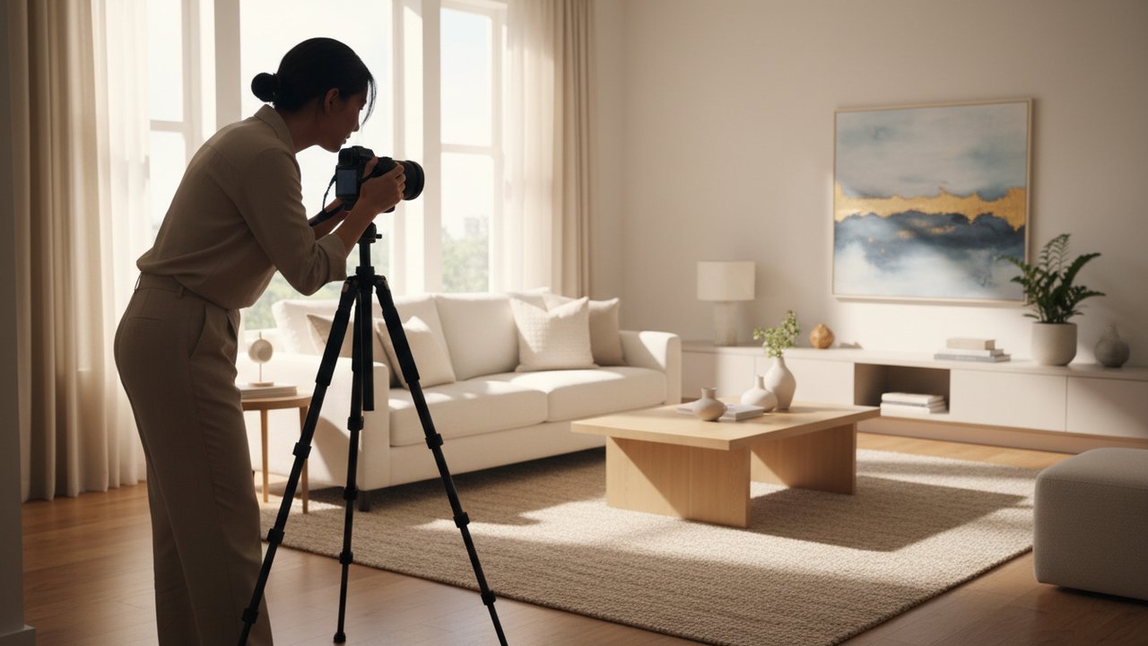Prise de photos pour une annonce immobilière de qualité