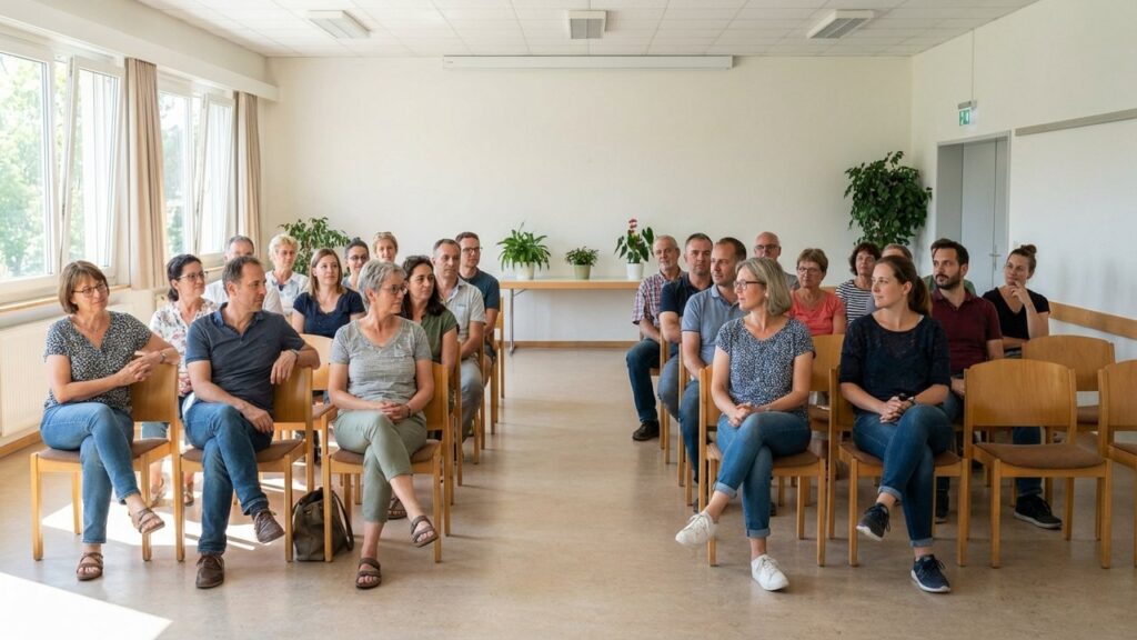 Participants à une assemblée générale de copropriété