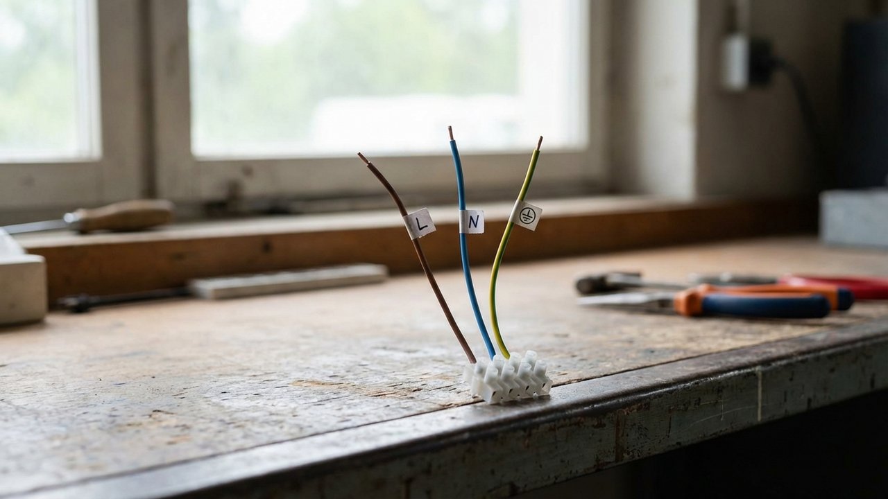 Déconnexion des fils électriques d'un four au bornier