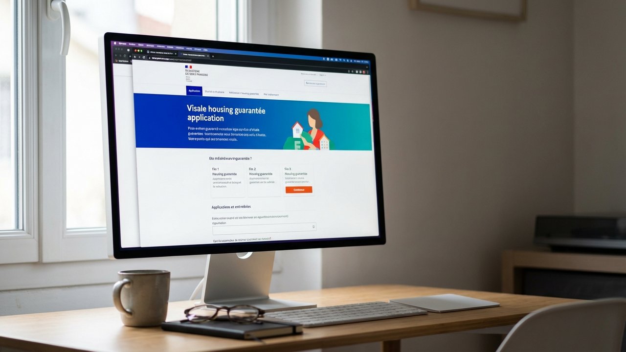 Demande de garantie Visale sur un formulaire en ligne