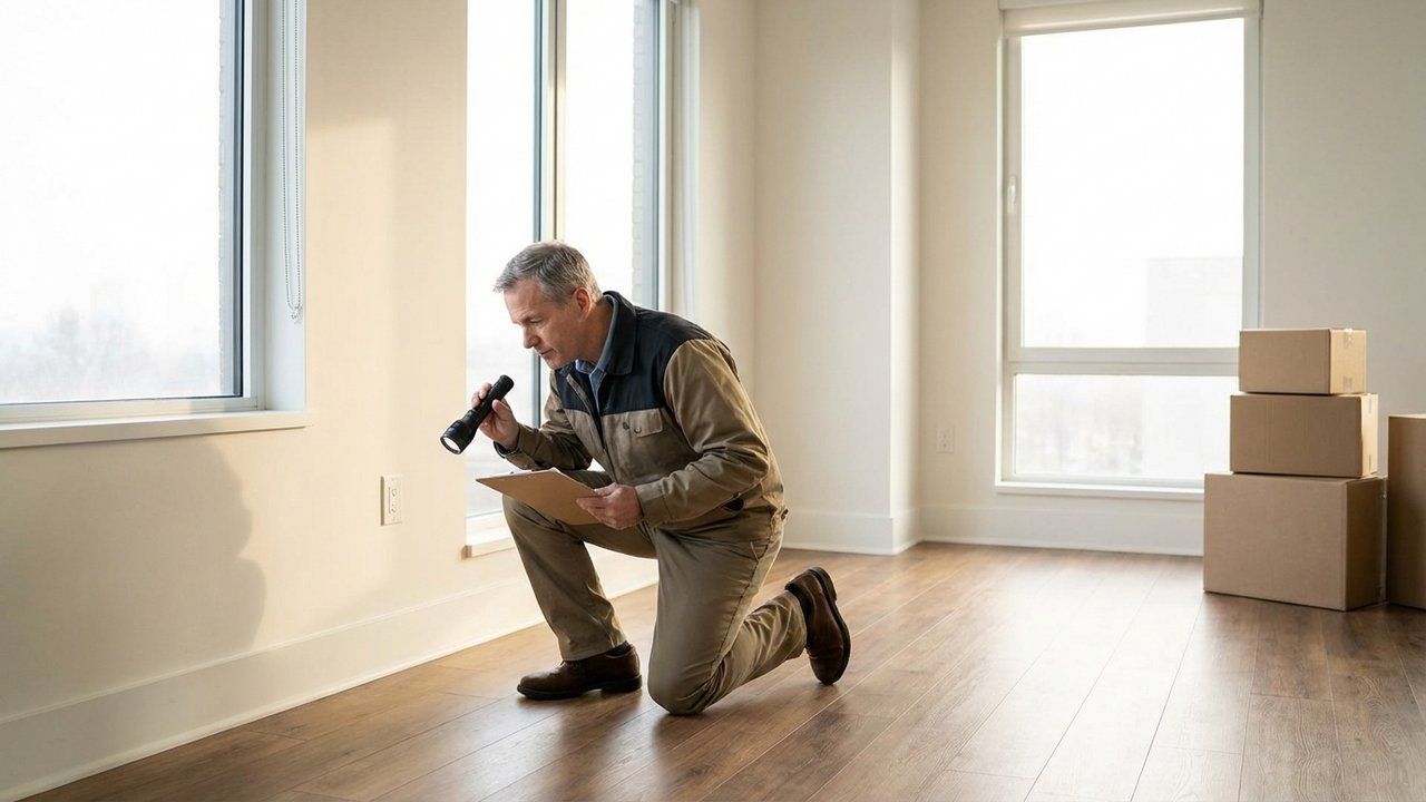 Inspection d'un bien immobilier pour vérifier son état avant achat