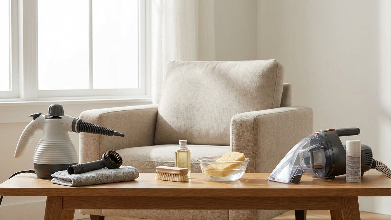 Les trois méthodes principales pour nettoyer un fauteuil en tissu