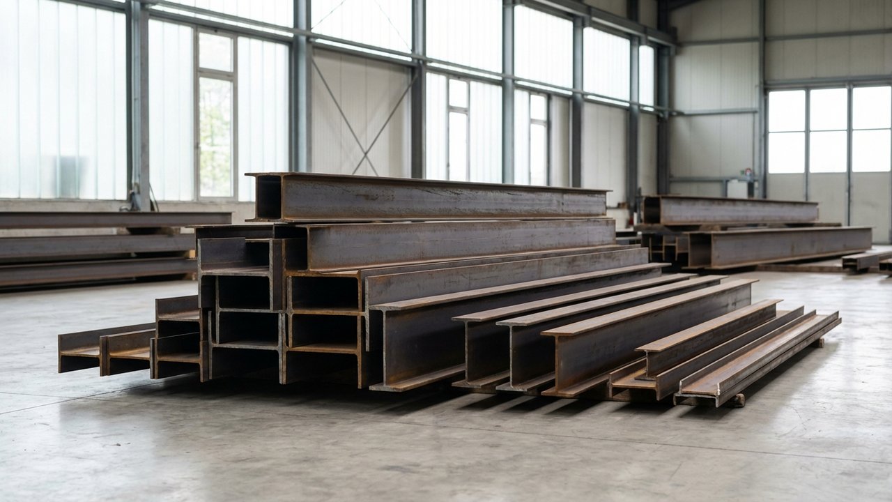Différents profils d'acier : IPN, IPE et HEA pour linteau mur porteur