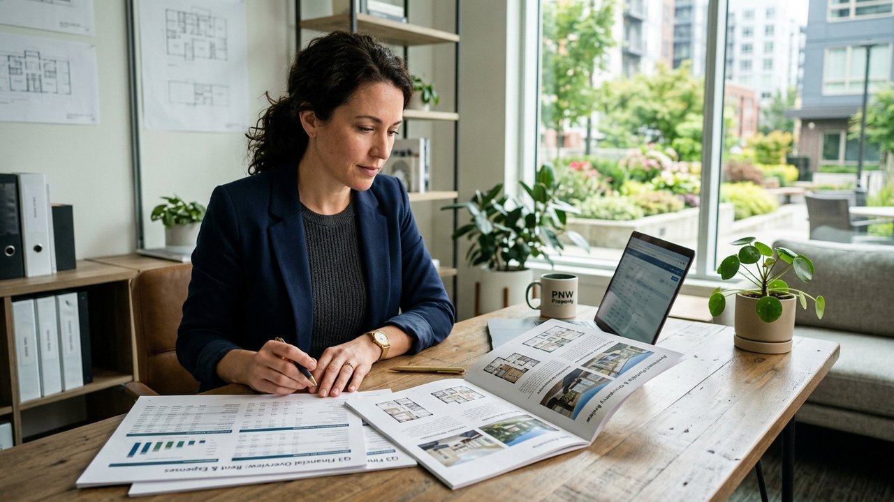 Gestionnaire immobilier consultant des dossiers de gestion locative