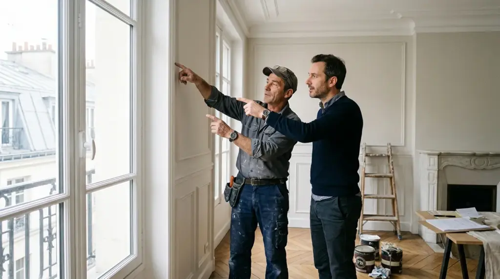Visite accompagné d'un bien rénové