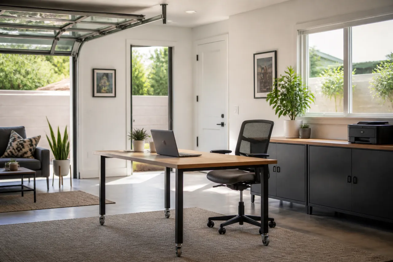 Transformation d'un garage en pièce à vivre