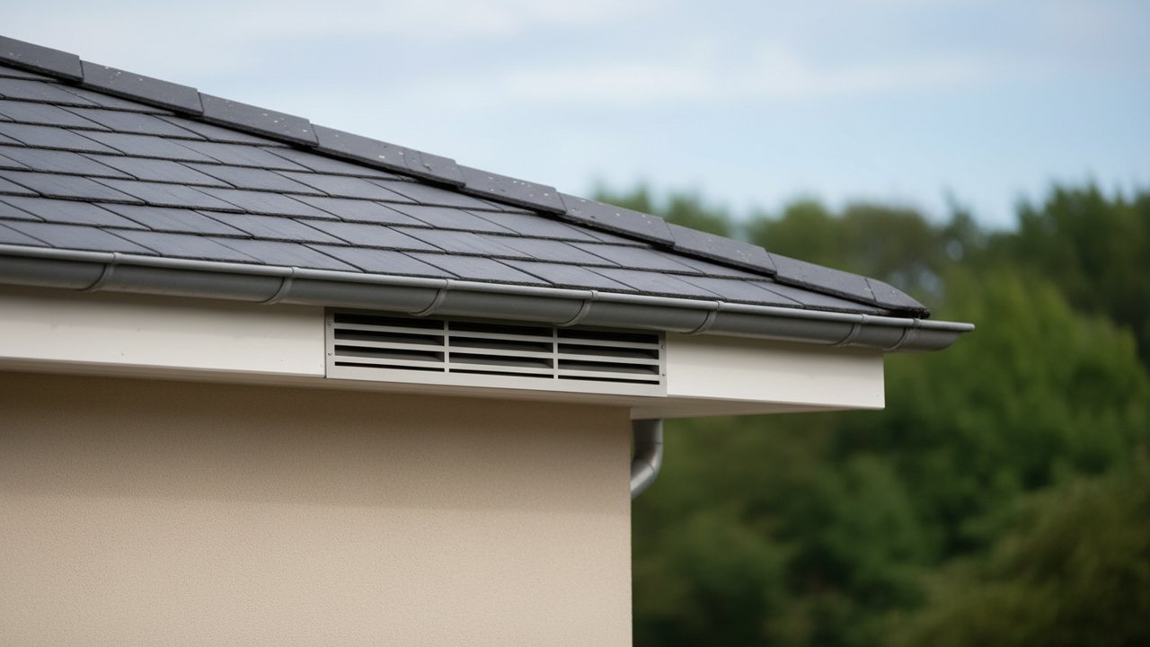 Grille de ventilation pour lame d'air ventilée sous toiture métallique
