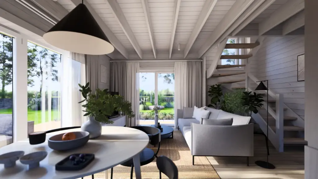 Décoration de l'intérieur d'un abri de jardin