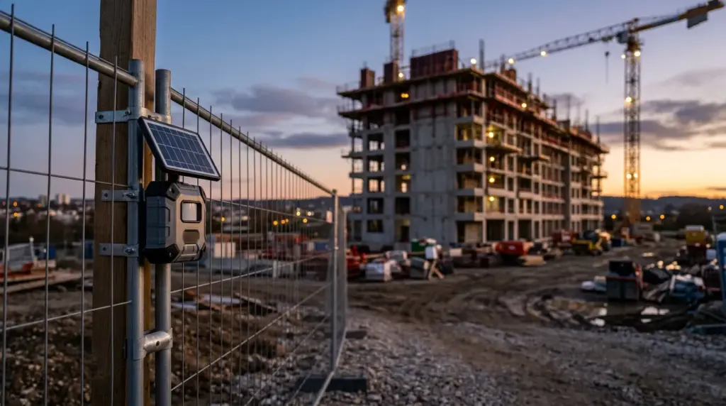 Surveillance d'un chantier grâce à un capteur solaire